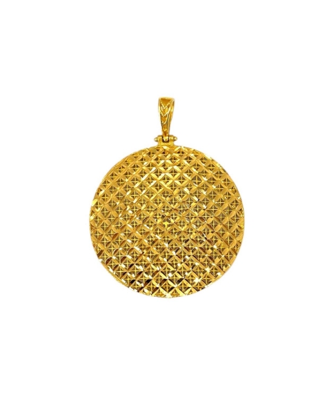 22 Ayar Altın Hint Kesim Kolye Ucu için detayları göster 22 Ayar Altın Hint Kesim Kolye Ucu resmi