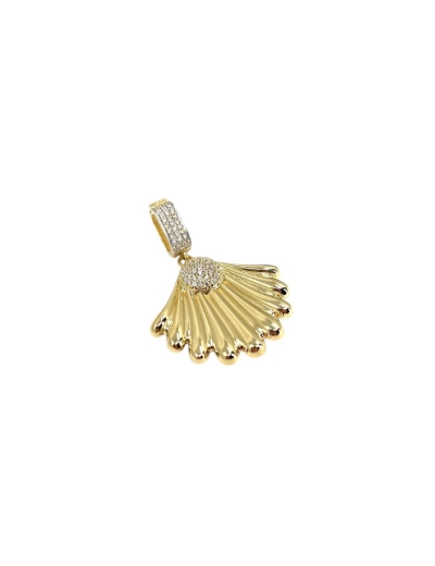14 Ayar Altın İstiridye Charm resmi