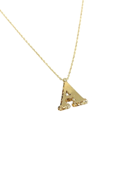 14 Ayar Altın Tasarım Harf Kolye için detayları göster 14 Ayar Altın Tasarım Harf Kolye resmi