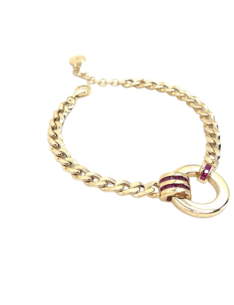 14 Ayar Altın Halka Gurmet Bileklik için detayları göster 14 Ayar Altın Halka Gurmet Bileklik resmi