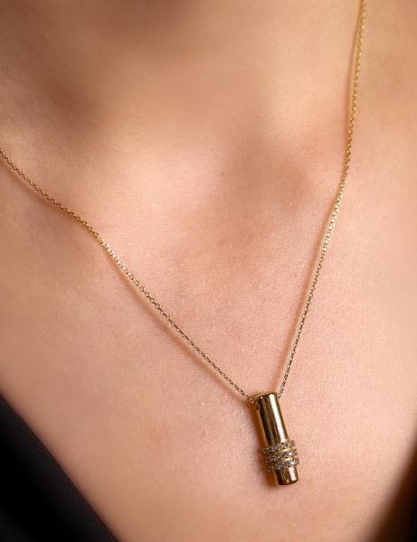 14 Ayar Altın Serenay Düz Kolye için detayları göster 14 Ayar Altın Serenay Düz Kolye resmi