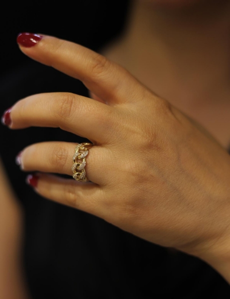 14 Ayar Altın Taşlı Gurmet Yüzük için detayları göster 14 Ayar Altın Taşlı Gurmet Yüzük resmi