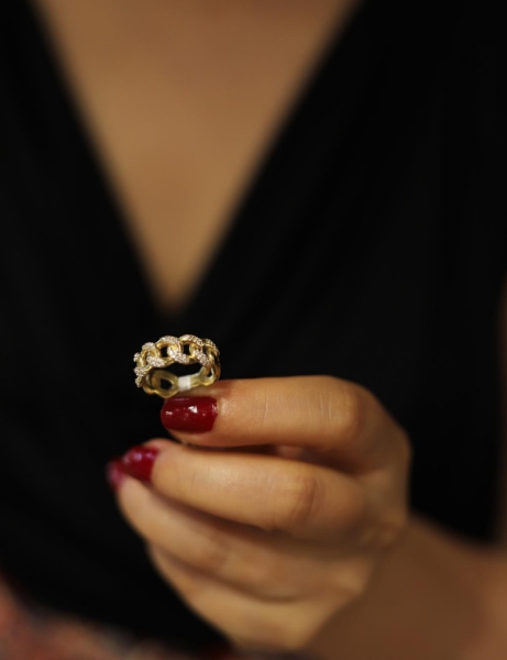 14 Ayar Altın Taşlı Gurmet Yüzük için detayları göster 14 Ayar Altın Taşlı Gurmet Yüzük resmi