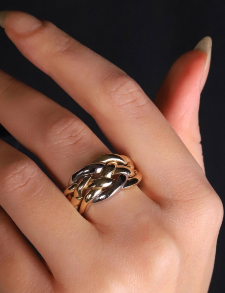 14 Ayar Altın Sarmal Gurmet Yüzük için detayları göster 14 Ayar Altın Sarmal Gurmet Yüzük resmi