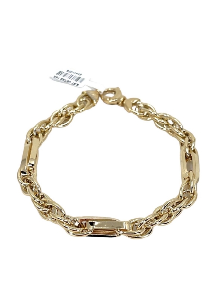 14 Ayar Altın Tasarım Burgulu Bileklik için detayları göster 14 Ayar Altın Tasarım Burgulu Bileklik resmi