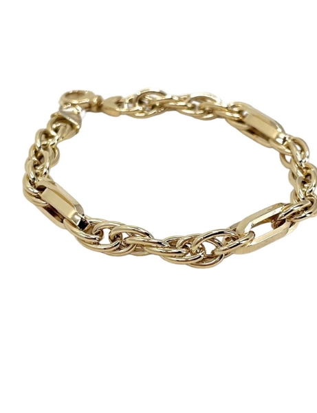 14 Ayar Altın Tasarım Burgulu Bileklik için detayları göster 14 Ayar Altın Tasarım Burgulu Bileklik resmi