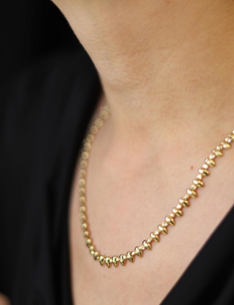 14 Ayar Altın Toplu Tasarım Kolye için detayları göster 14 Ayar Altın Toplu Tasarım Kolye resmi