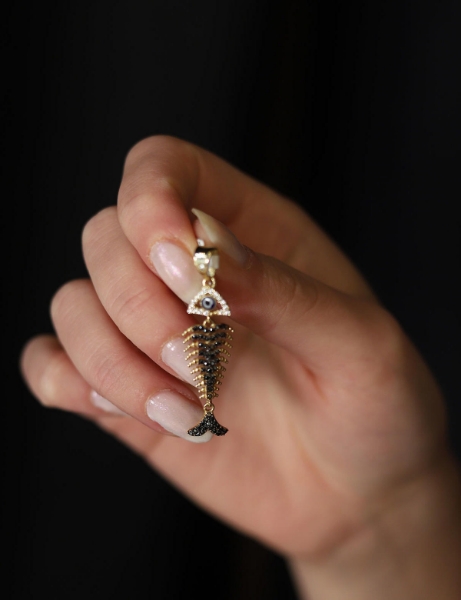 14 Ayar Altın Balık Kolye Ucu için detayları göster 14 Ayar Altın Balık Kolye Ucu resmi