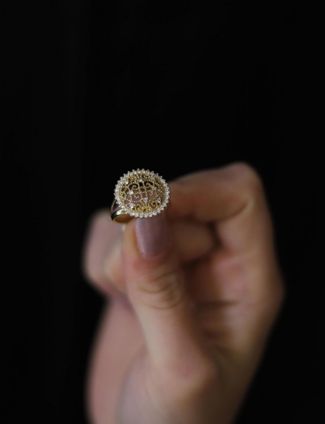 14 Ayar Altın Hint İşi Telkari Yüzük için detayları göster 14 Ayar Altın Hint İşi Telkari Yüzük resmi