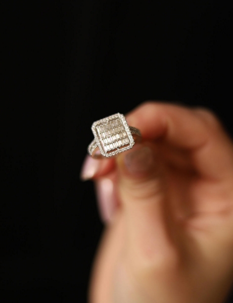 14 Ayar Altın Çıtır Baget Yüzük için detayları göster 14 Ayar Altın Çıtır Baget Yüzük resmi