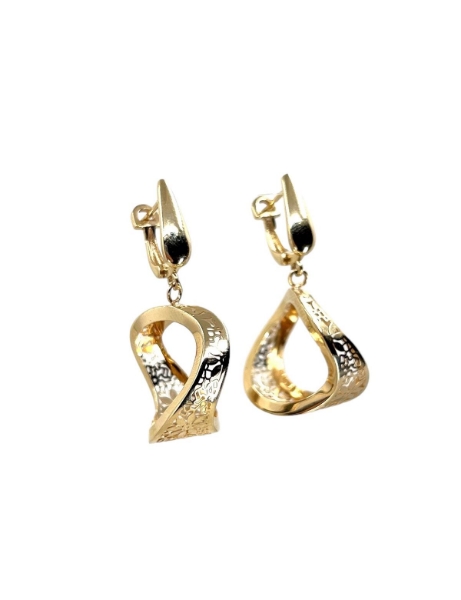 14 Ayar Altın Telkari Sallantılı Küpe için detayları göster 14 Ayar Altın Telkari Sallantılı Küpe resmi