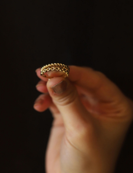 14 Ayar Altın Çift Model Yüzük için detayları göster 14 Ayar Altın Çift Model Yüzük resmi