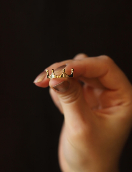 14 Ayar Altın Kral Tacı Yüzük için detayları göster 14 Ayar Altın Kral Tacı Yüzük resmi