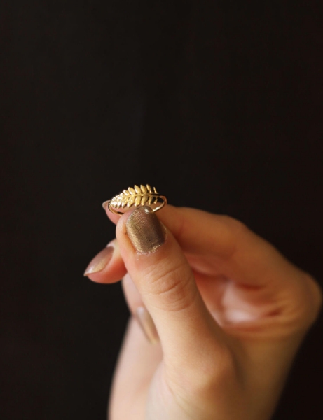 14 Ayar Altın Başak Modeli Yüzük için detayları göster 14 Ayar Altın Başak Modeli Yüzük resmi