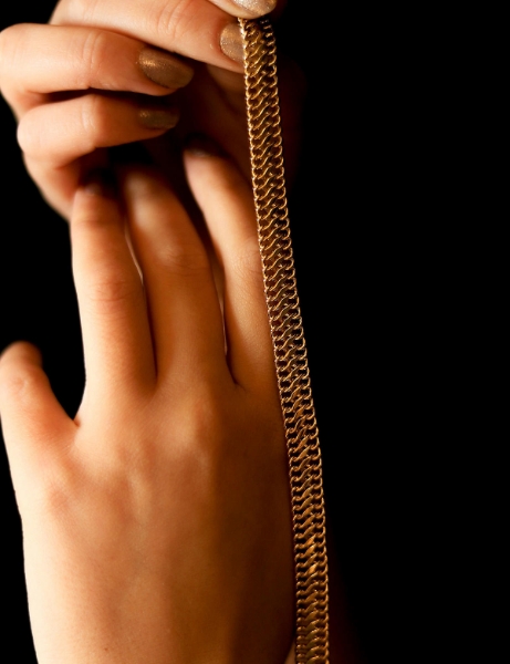 14 Ayar Altın Kırkayak Bileklik için detayları göster 14 Ayar Altın Kırkayak Bileklik resmi