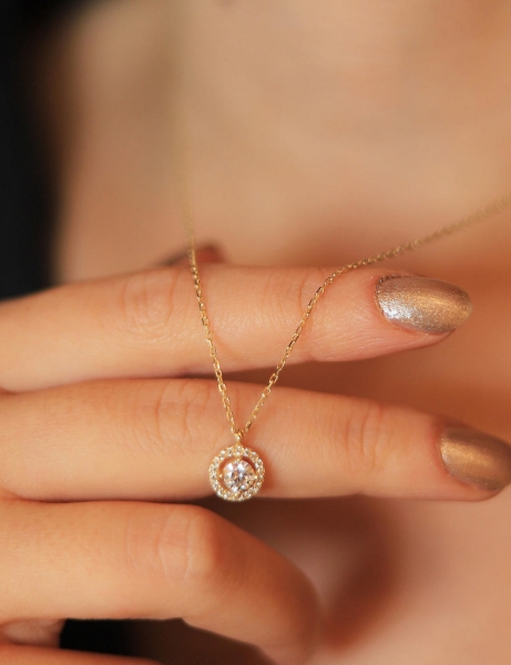 14 Ayar Altın Yuvarlak Baget Kolye için detayları göster 14 Ayar Altın Yuvarlak Baget Kolye resmi