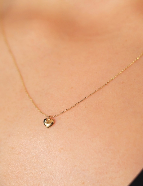 14 Ayar Altın Minik Kalp Kolye için detayları göster 14 Ayar Altın Minik Kalp Kolye resmi