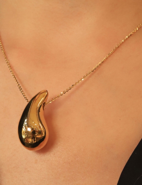 14 Ayar Altın Balon Damla Kolye için detayları göster 14 Ayar Altın Balon Damla Kolye resmi