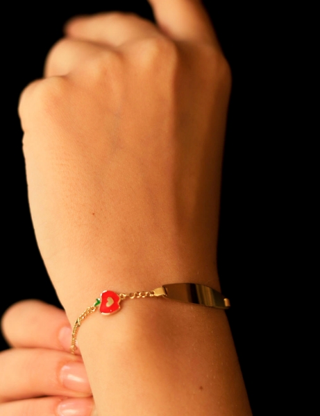 14 Ayar Altın Elma Bebek Künye için detayları göster 14 Ayar Altın Elma Bebek Künye resmi