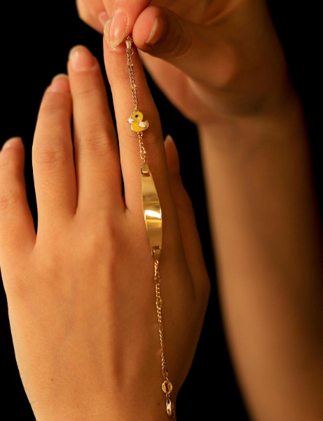 14 Ayar Altın Civciv Bebek Künye için detayları göster 14 Ayar Altın Civciv Bebek Künye resmi