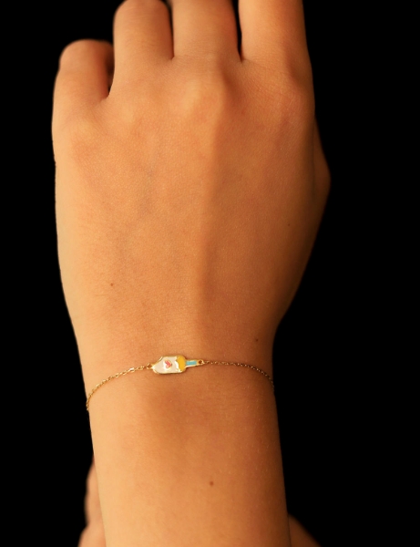 14 Ayar Altın Dondurma Bebek Künye için detayları göster 14 Ayar Altın Dondurma Bebek Künye resmi