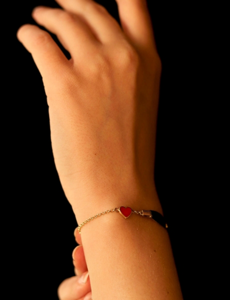 14 Ayar Altın Kalpli Bebek Künye için detayları göster 14 Ayar Altın Kalpli Bebek Künye resmi