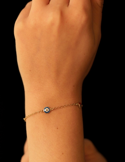 14 Ayar Altın Figürlü Bebek Künye resmi