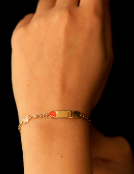 14 Ayar Altın Emojili Bebek Künye için detayları göster 14 Ayar Altın Emojili Bebek Künye resmi