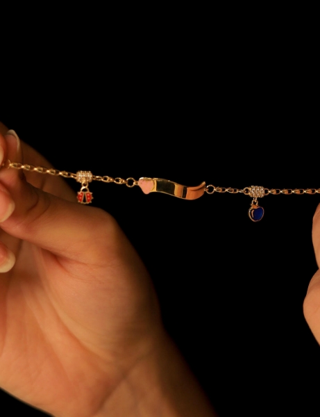 14 Ayar Altın Sallantı Bebek Künye için detayları göster 14 Ayar Altın Sallantı Bebek Künye resmi