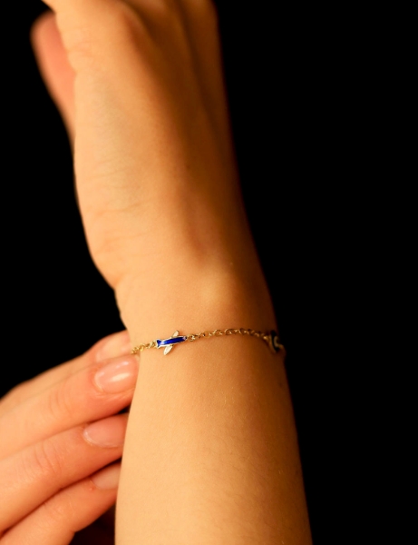 14 Ayar Altın Uçak Bebek Künye için detayları göster 14 Ayar Altın Uçak Bebek Künye resmi