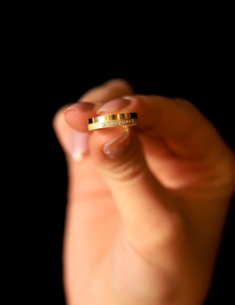 14 Ayar Altın Mat Detaylı Alyans için detayları göster 14 Ayar Altın Mat Detaylı Alyans resmi