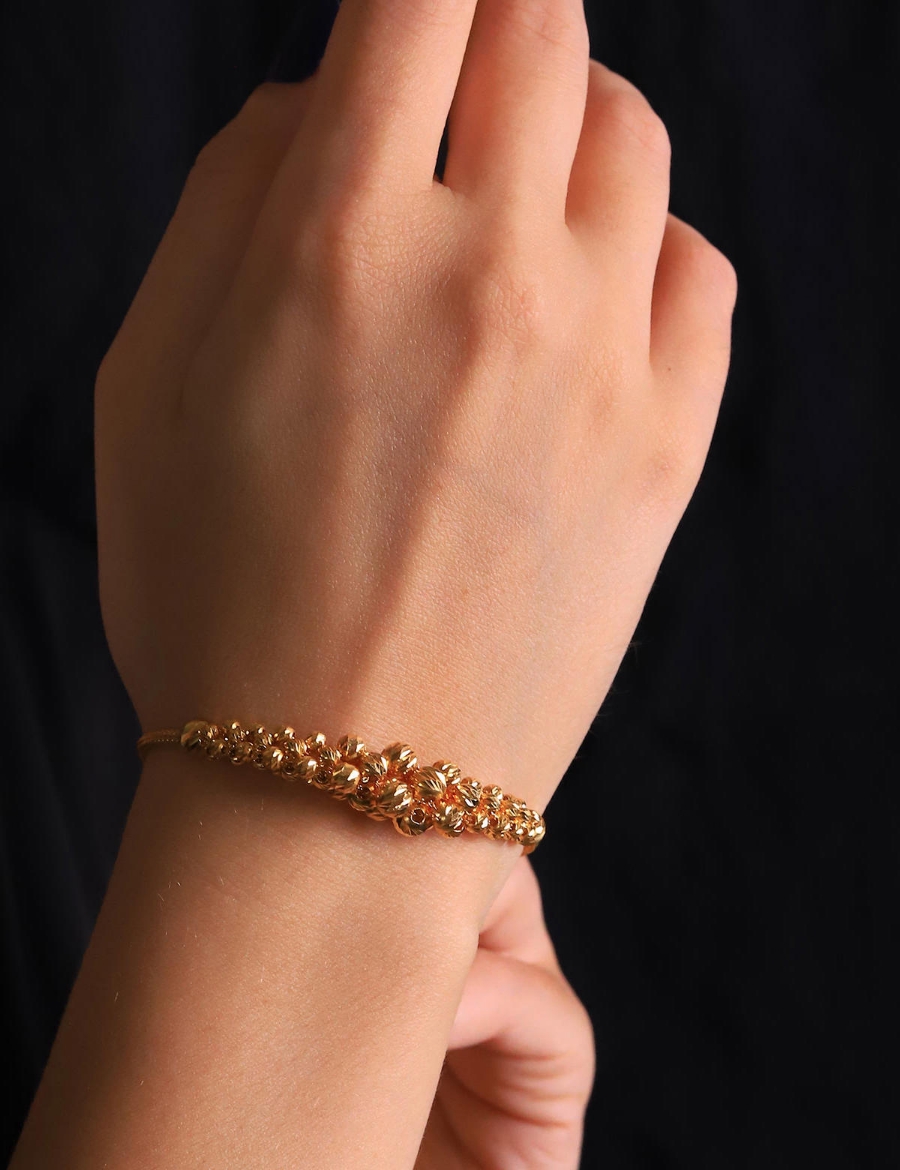 22 Ayar Altın Süzme İtalyan Dorika Bileklik resmi