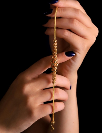 22 Ayar Altın Süzme İtalyan Dorika Bileklik resmi