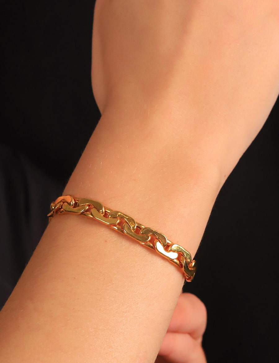 22 Ayar Altın Burma Bileklik resmi