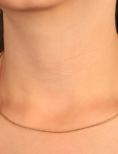 14 Ayar Altın Minimal Hediyelik Kolye resmi