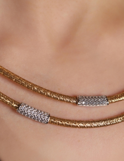 14 Ayar Altın Tasarım İtalyan Model Kolye resmi