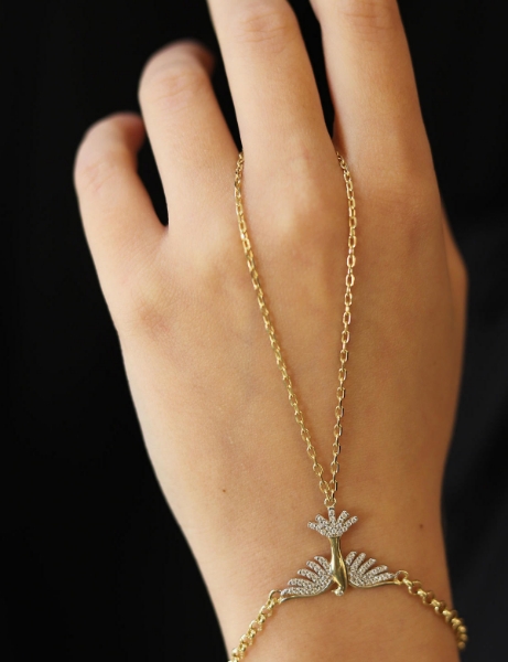 14 Ayar Altın Anka Kuşlu Şahmeran için detayları göster 14 Ayar Altın Anka Kuşlu Şahmeran resmi