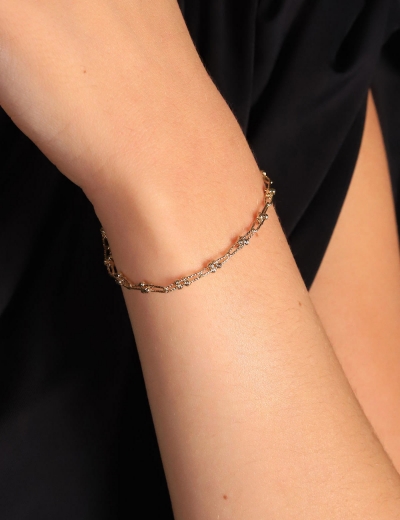 14 Ayar Altın Dorikalı Ataç Set resmi