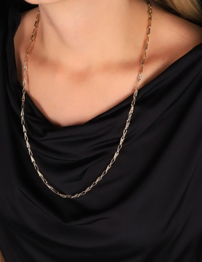 14 Ayar Altın Çift Renk Set resmi