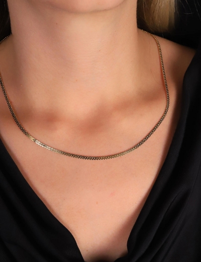 14 Ayar Altın İnce Sarmal Set resmi