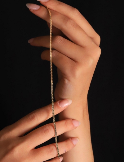 14 Ayar Altın İnce Sarmal Set resmi