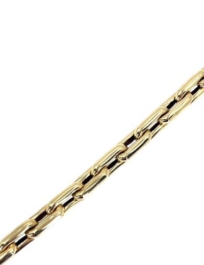 14 Ayar Altın Sıkı Bombeli Ataç Bileklik resmi