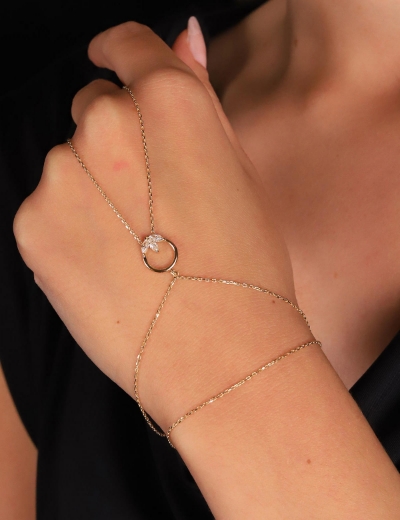 14 Ayar Altın Lotus Şahmeran resmi