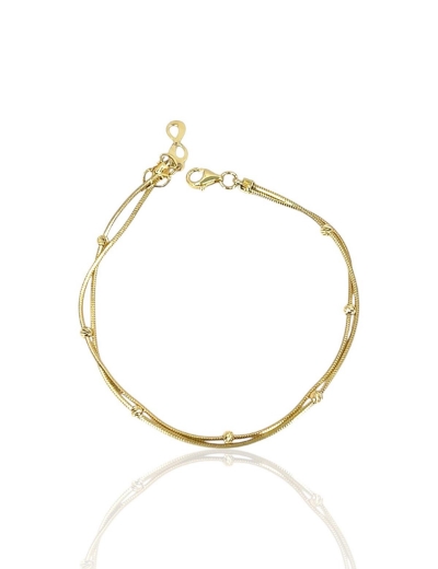 14 Ayar Altın İtalyan Dorikalı Bileklik resmi