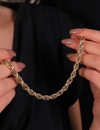 14 Ayar Altın Burgu Halka Bileklik resmi