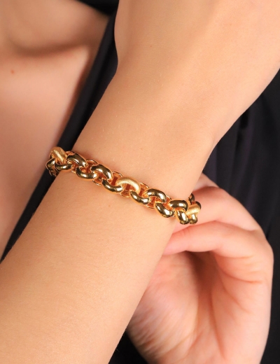 22 Ayar Altın Kumlu Doc Bileklik resmi