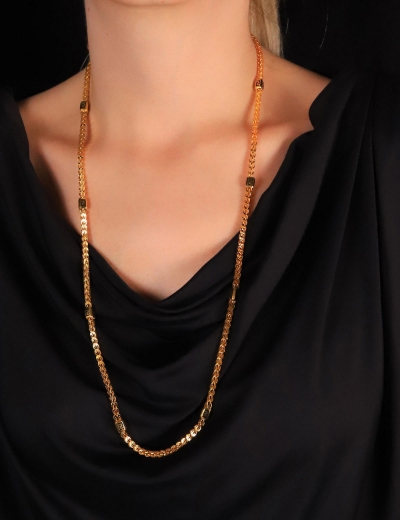 22 Ayar Altın Greek Palmiye Kolye resmi