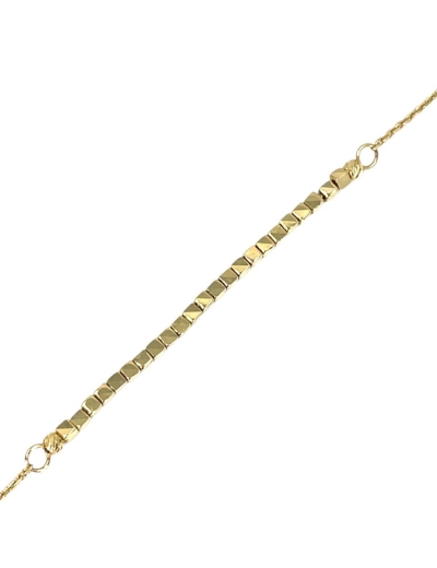 14 Ayar Altın İnce Çıtır Dorika Bileklik resmi