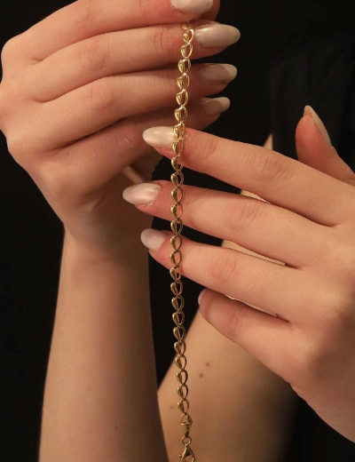 22 Ayar Altın buğday Tanesi Bileklik