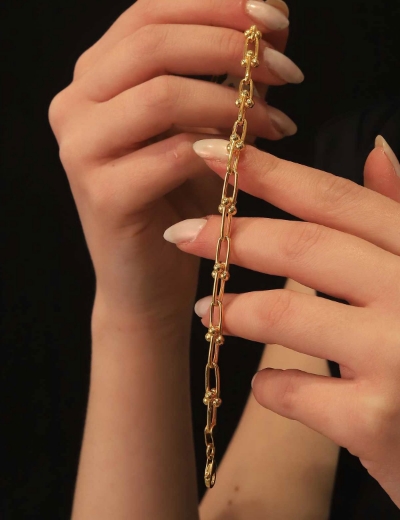 22 Ayar Altın Top Ataç Bileklik